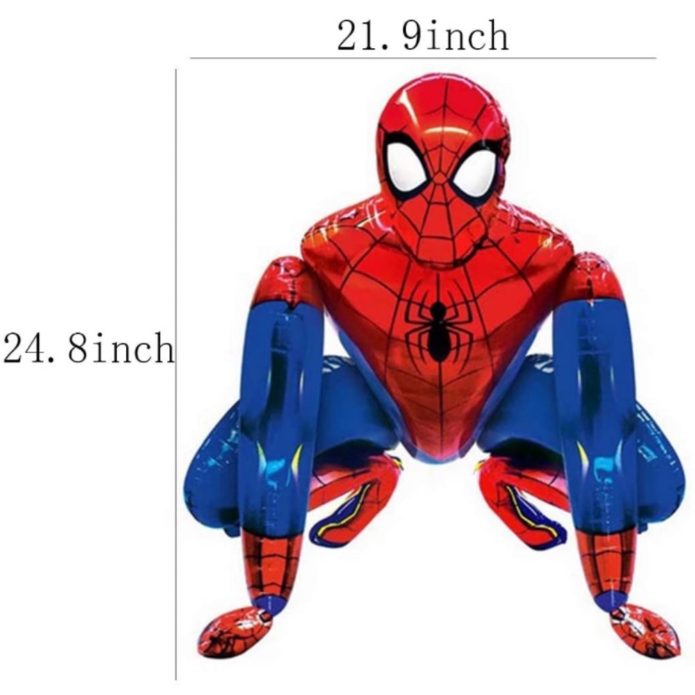 2pc Spider Man Gliding Balloon, Giant
